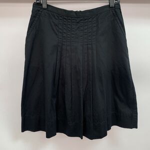 New York & Company Women's Skirt Size 6 Faded Black Pleated